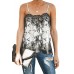 Black Adjustable Lace Cami Tank