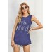 Be Kind Blue Tank Top