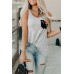 Floral & Stripe Tank Top