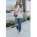 White Halter Neck Tie Waist Floral Tank
