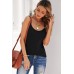 Black Knitted Tank Top
