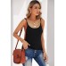 Black Knitted Tank Top