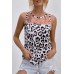 Leopard and Vintage Floral Mixed Print Tank