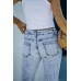 Sky Blue Wash Ripped Slim-fit Jeans