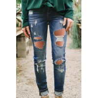 Ripped Distressed Skinny Jeans