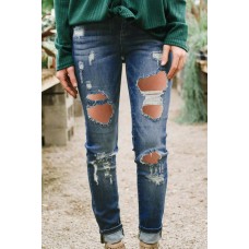 Ripped Distressed Skinny Jeans