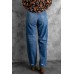 High Waist Distressed Straight Leg Jeans