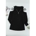 Solid Sequins Cold Shoulder Long Sleeve Top